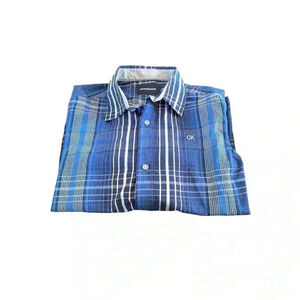 Calvin Klein Boys Button Down  Shirt, Size 10-12